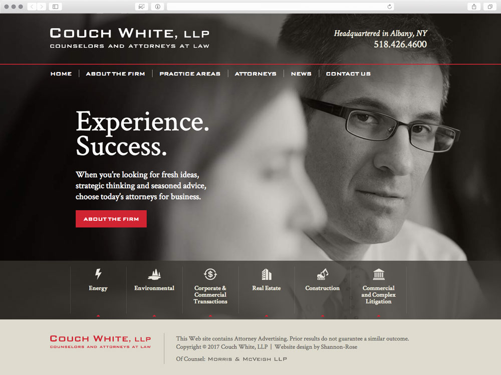 Couch White: Responsive Website
