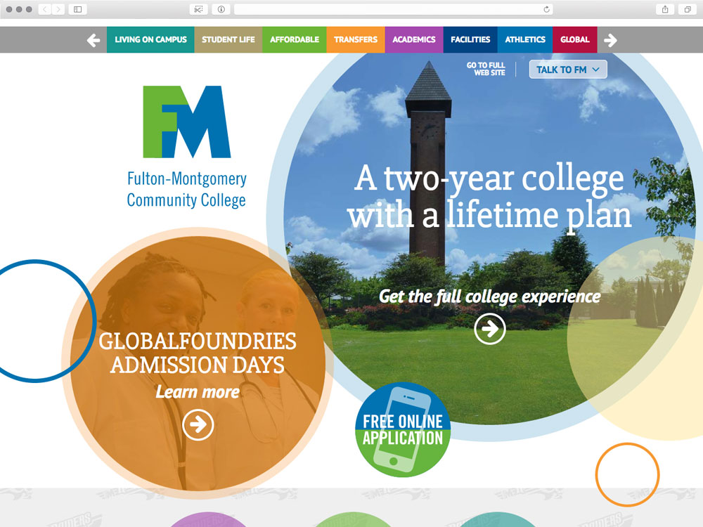 Fulton-Montgomery Community College: Responsive Website