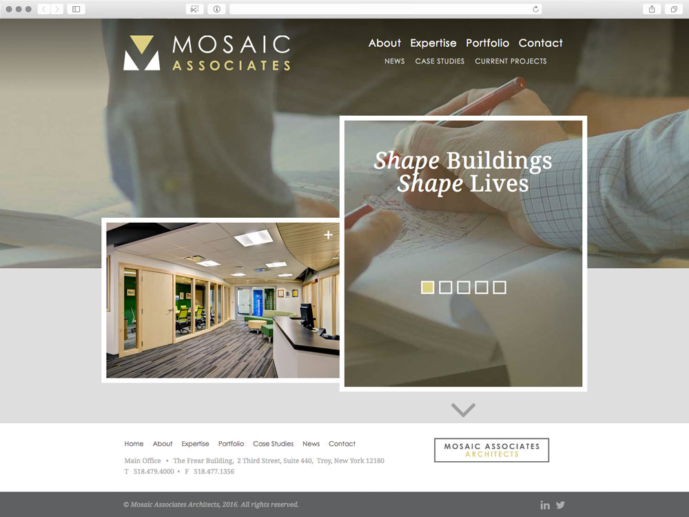 Mosaic Associates: Responsive Website
